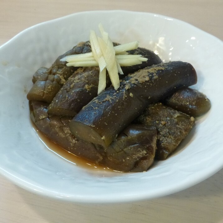 なすのごま風味煮